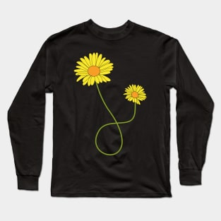 Zwei Goldmargeriten Long Sleeve T-Shirt